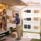 RV Loveseat Recliner Sofa, Reclining Loveseat Home Theater Seating with USB Ports, Cup Holders, Insert Pockets