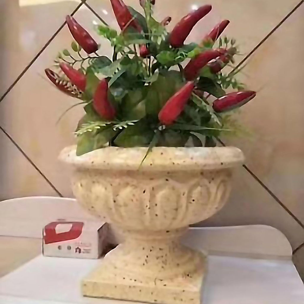 ABS Mold for Classical Pedestal Planter - Reusable Flower Pot Mold for DIY Concrete Garden Urn, Home Patio Balcony