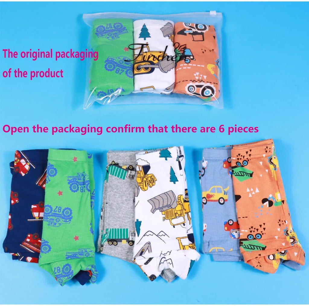 Toddler Boys Underwear Kids Cotton Boxer Briefs Panties Multipacks