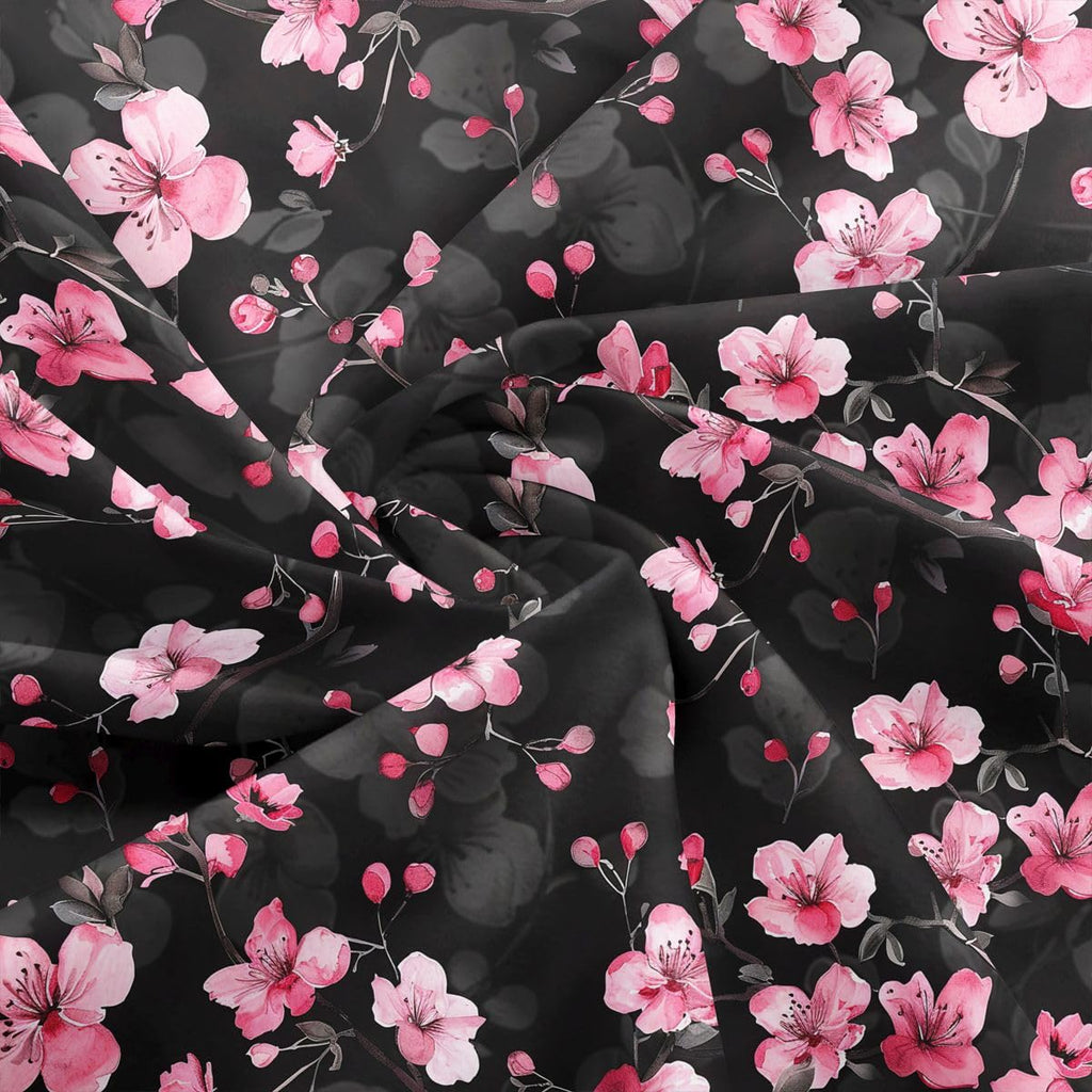 Pink Cherry Blossom Fabric by The Yard Soft 10 Yards