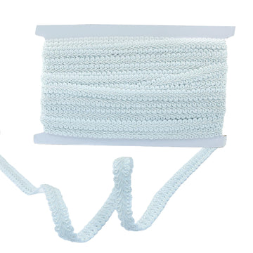 Gimp Braid Trim, White, 1/2 Inch, 14 Yards