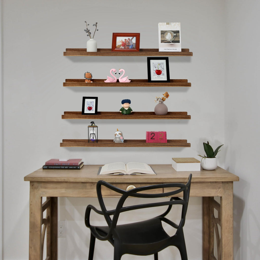 Picture Ledge Shelf, Floating Shelves for Wall, Photo Shelves With Lip