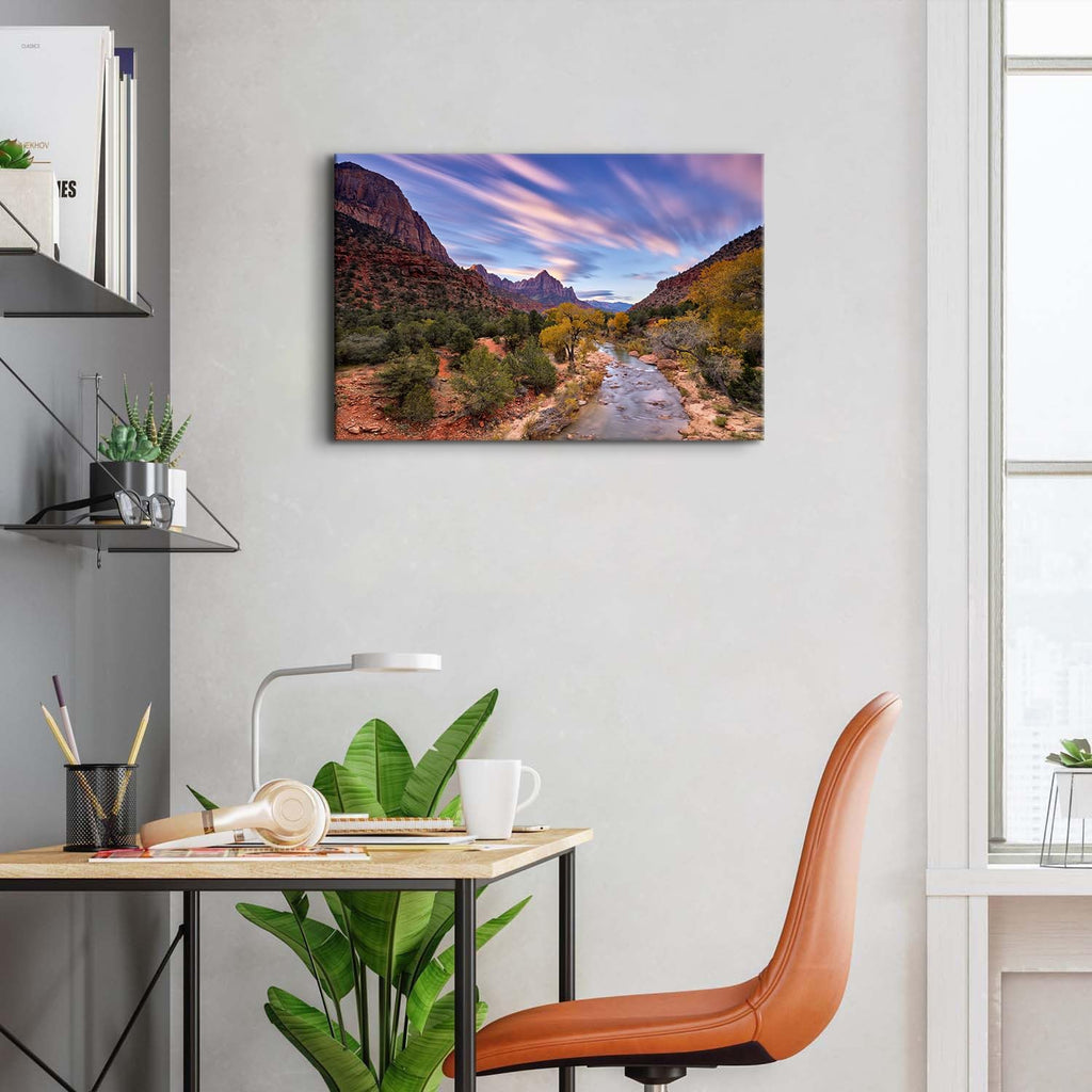 Nature Mountain Landscape Wall Art Western Wall Decor Desert Canyon Cliff Pictures Utah National Park Scenery