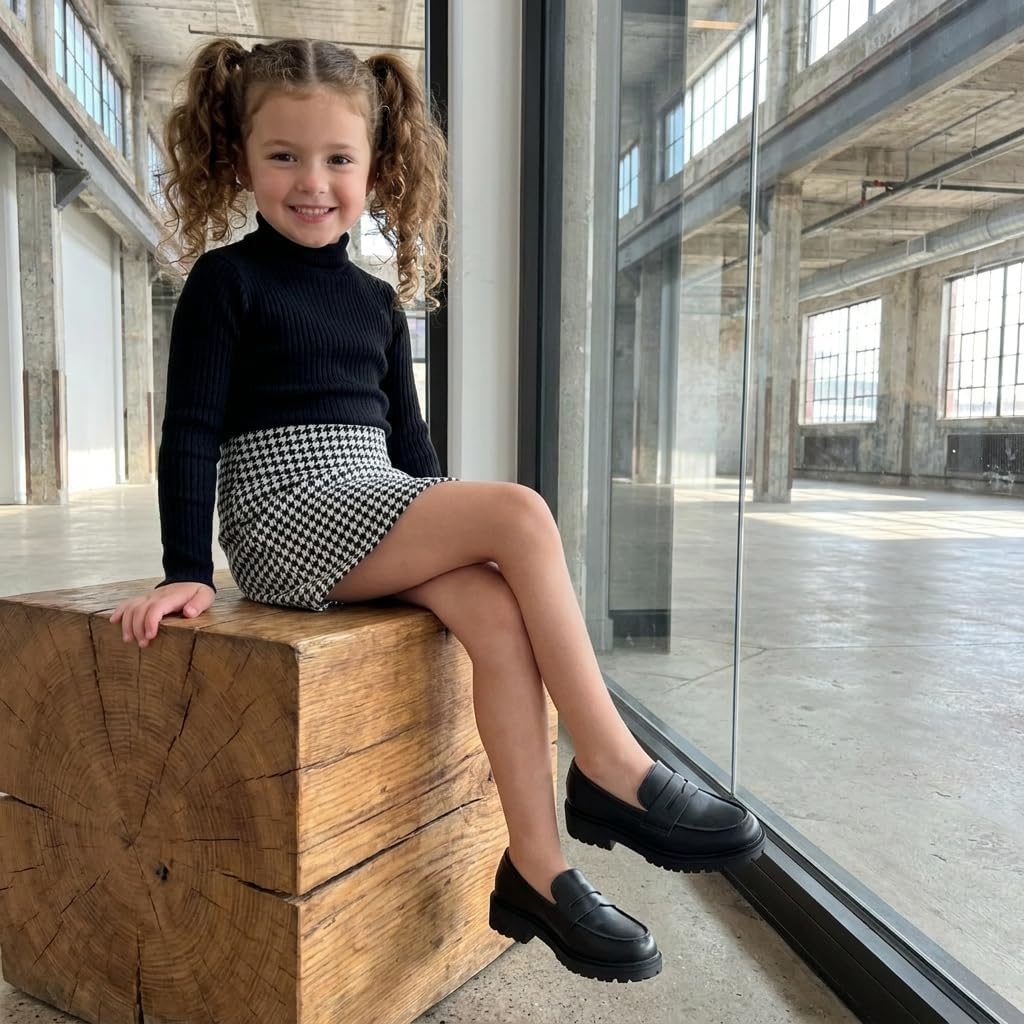Racy Penny Loafer School Shoes for Girls
