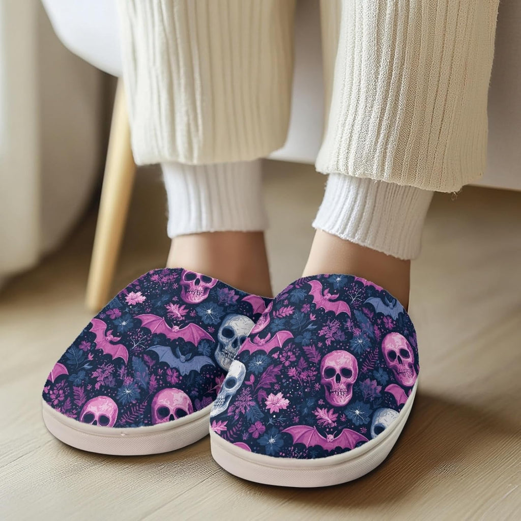 Halloween Print Warm Fall House Slippers
