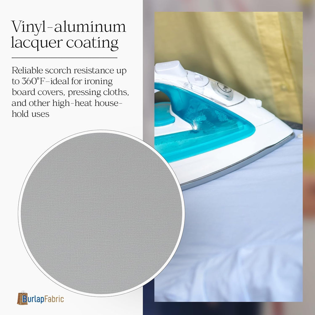 Therma Flec Heat Resistant Fabric (Silver) per Yard - 44" Wide