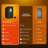 Portable Sauna for Home, Spacious Sauna Tent with 3.0L Fast-Heating Steamer Steamer & Ergonomic Chair for Full Body