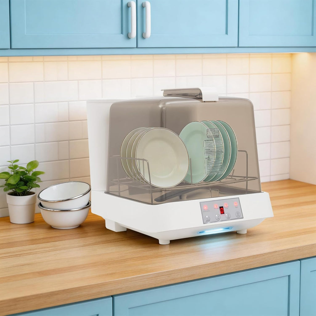 Portable Countertop Dishwasher, 800W Automatic Dishwasher