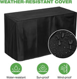 42 Inch Gas Fire Pit Table, 60,000 BTU Propane Pits for Outside with Steel Lid and Waterproof Cover, 2 in 1 Firepit Table Gatherings Parties on Patio - Image 6