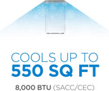 Smart Portable Air Conditioner,12,000 BTU, for Rooms Up To 550 Sq. Ft.
