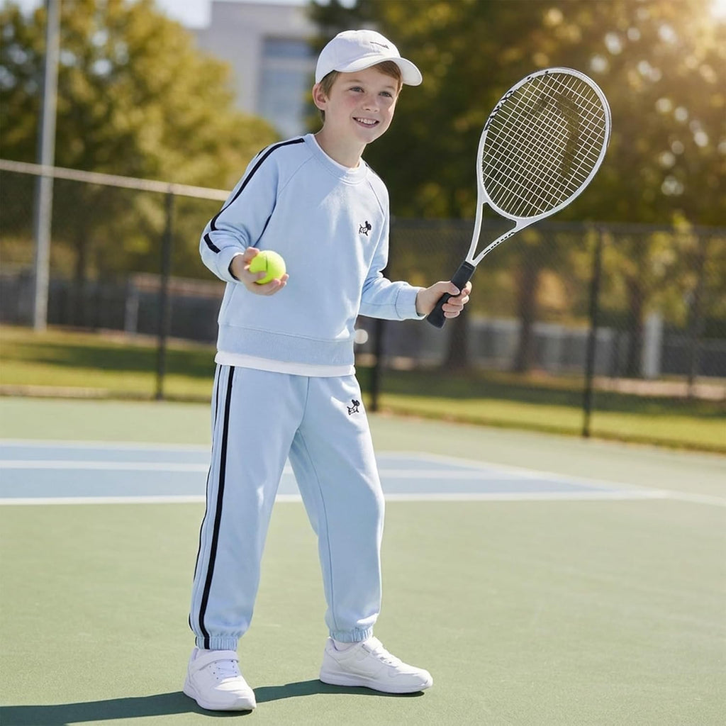 Kids Sweatshirt Sweatpants Set 2 Piece Fall Outfits Lounge Tracksuit