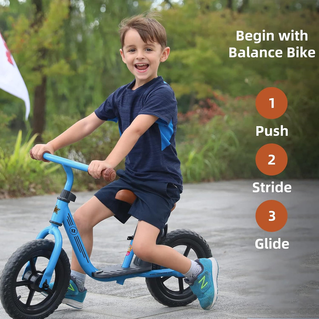 Toddler Balance Bike 2 Year Old Adjustable Bike for 2-5 Boy Girl