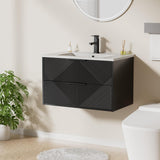30" Floating Bathroom Vanity with Sink Combo