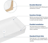 24 Vessel Sink Rectangle - 24 x 14 Inch Bathroom Sink Modern Large Rectangular Above Counter White Porcelain