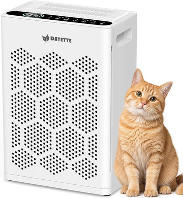 Air Purifiers for Home Large Room Up to 1800 Ft² with HEPA 14 Filter, Pet Air Purifier with Washable