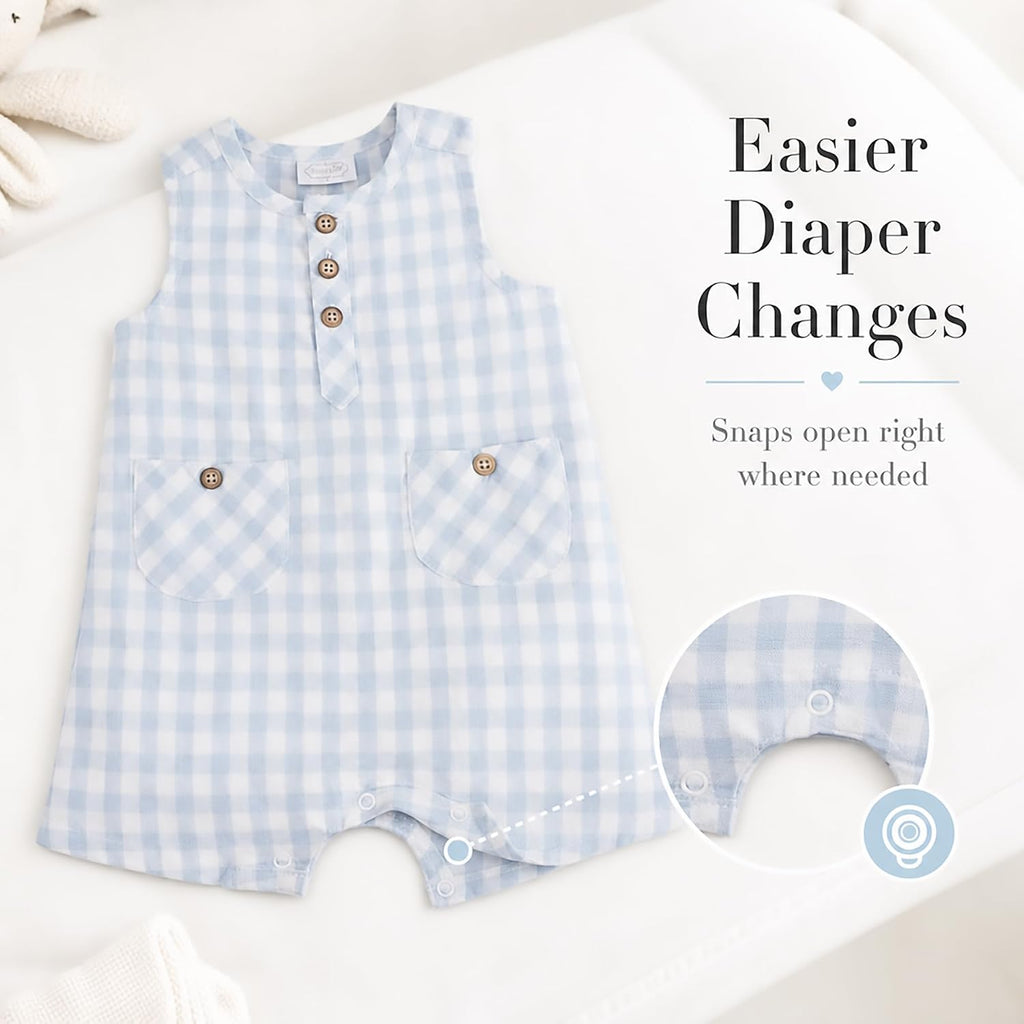 Baby Boys' Children's Gingham Shortall