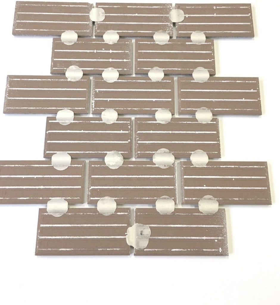 2x4 White Subway Glossy Ceramic Tile Kitchen Backsplash Bathroom (Box of 10)