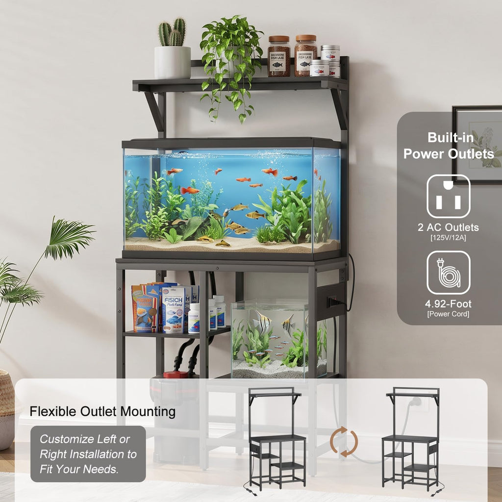 29 Gallon Fish Tank Stand for Standard & Breeder Tanks
