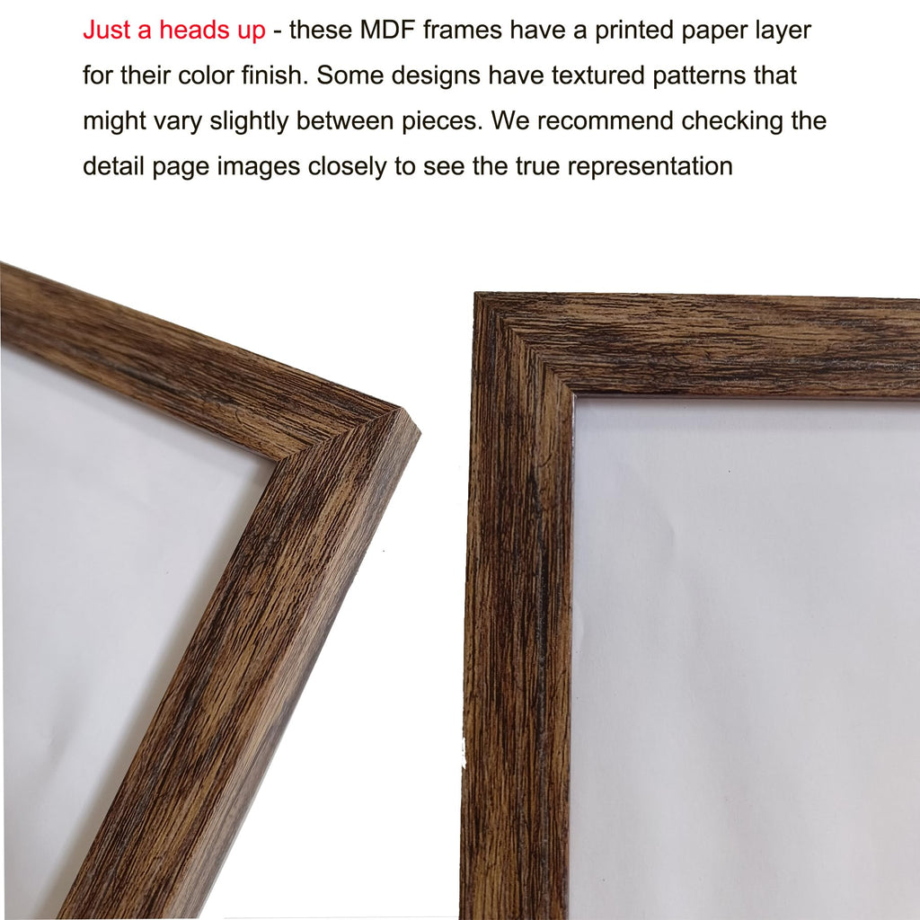 Picture Frame Set 10-Pack, Gallery Wall Frame Collage with 8x10 5x7 4x6 Frames in Brown Finishes