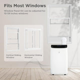 14,000 BTU Portable Air Conditioner & Heater, 4-in-1 AC Unit with Dehumidifier, Fan, UV
