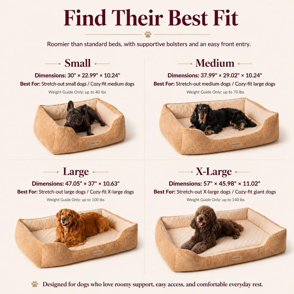 Cooling Orthopedic Dog Bed for Large Dogs, Memory Foam, Washable Cover