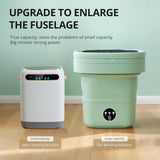 Portable Washing Machine, Mini Washer, 16L Upgraded with Spin Basket, Foldable Design Ideal for Apartment, Home and