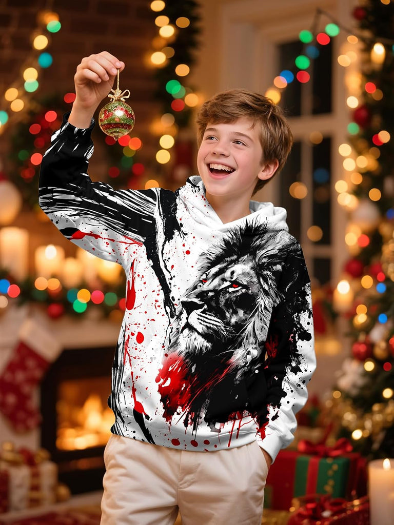 Boys Sweatshirts Graphic Hoodies for Boys Hoodies Cool Teen Boy Gifts Kids Sweatshirts 10 12 Clothes Youth