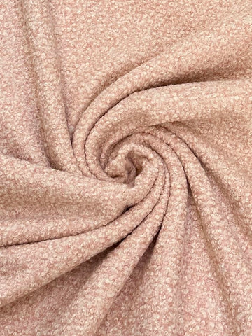 Luxurious Lamb Faux Wool Fabric: Plush Lambswool Texture with Two-Way Stretch - 3mm Thickness - 58/60" Width