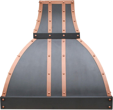 36 Inch Copper Wall Mount Range Hood Baffle Filters
