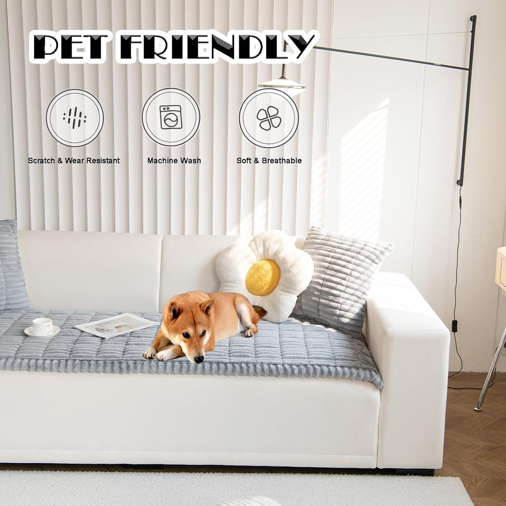 Couch Cover for Dogs Washable Non-Slip Pet Friendly Sofa Protector