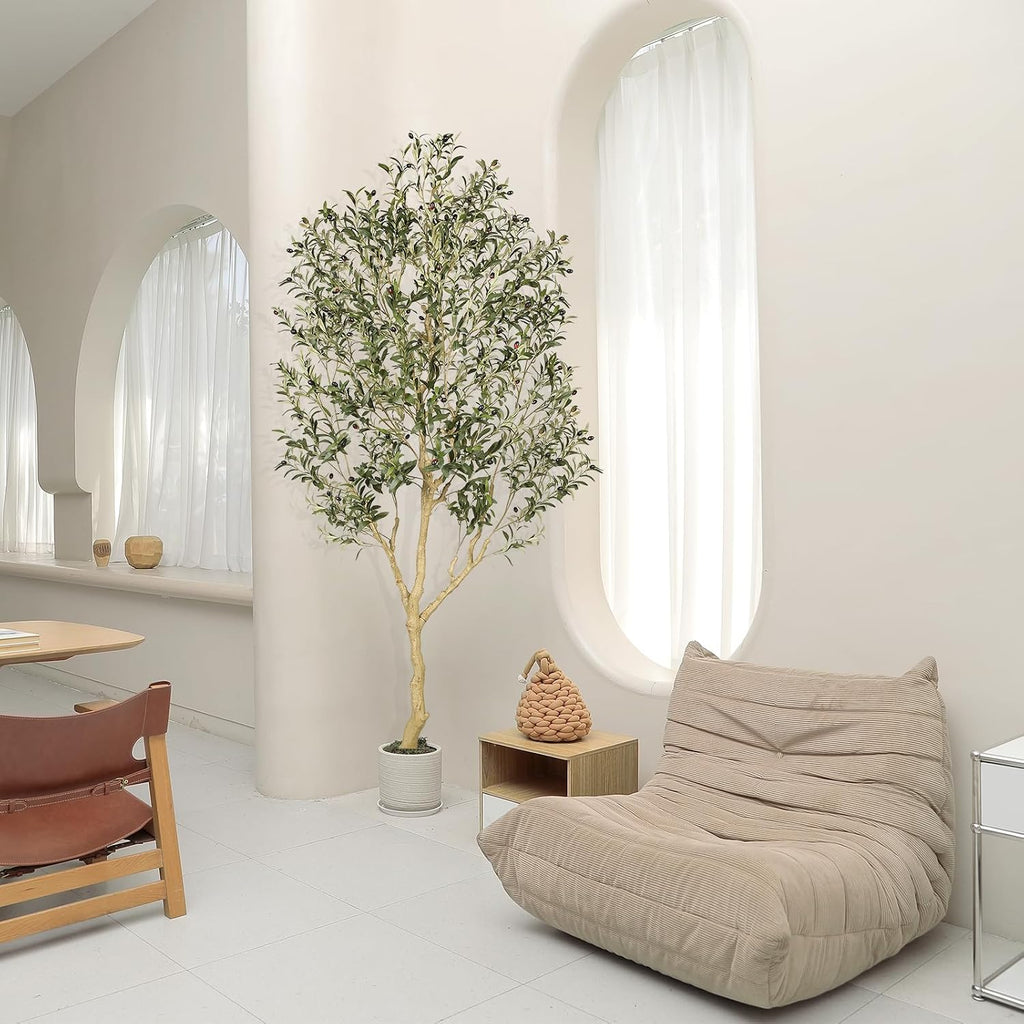 8ft Olive Trees Artificial Indoor with Realistic Appearance