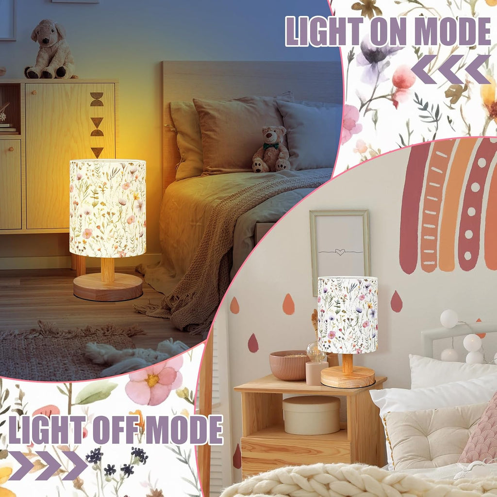 Wildflower Kids Table Lamp Kids Lamps for Girls Room