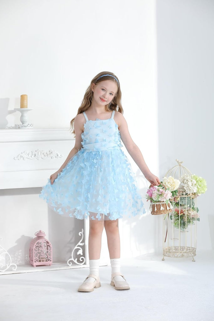 Girl Dress and Cardigan 2 Piece Sleeveless Dresses with Shrug Cardigan Set