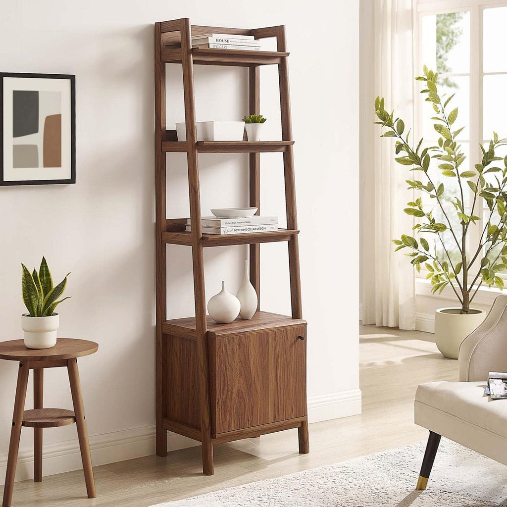21" Bookshelf Display Case in Walnut
