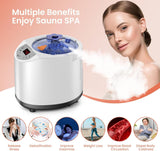 Sauna Steamer Machine, 3L Portable Sauna Steamer, 1200W Indoor Sauna Steamer Pot with Remote Control
