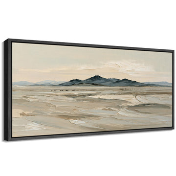 Extra Large Framed Canvas Prints Desert Horizon