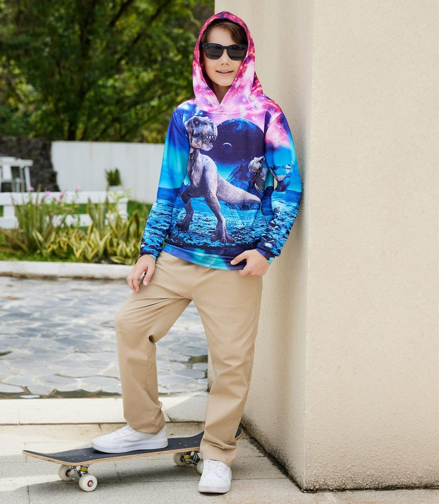 Boys Girls Hoodies Kids 3D Print Graphic Hooded Sweatshirts