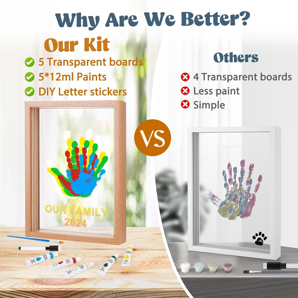 Family Handprint Kit - Baby Hand and Footprint Kit, Adoption Gifts, Family Gifts for New Parents, Christmas, New Mom