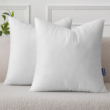 Pillow Insert 18x18 Inch, Decorative Throw Pillow Inserts - Set of 2