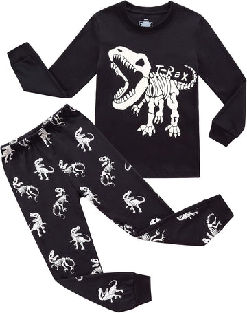 Little Boys Girls' Pajamas Sets Toddler Glow in The Dark Pjs