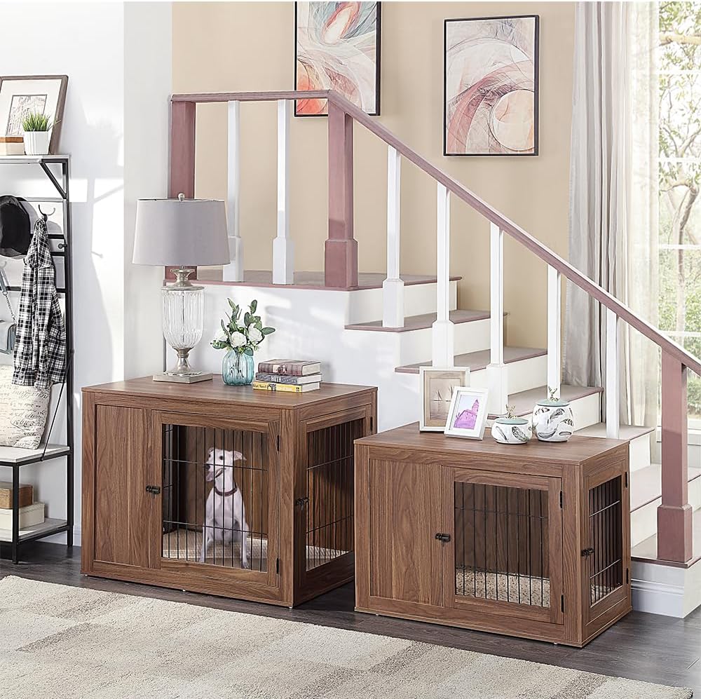 38.5 Inch Furniture Style Dog Crate for Medium Large Dogs