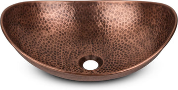 Monarch Abode Bathroom Sink - 19-Inch Harbor Vessel Bathrooms Countertop Sink, Bathroom Vessel Sinks