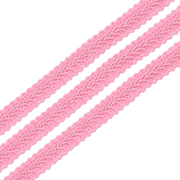 1/2" x 13 Yards Gimp Braid Trim Woven Fabric Ribbon Polyester Curtain Upholstery Trim for DIY Craft Sewing