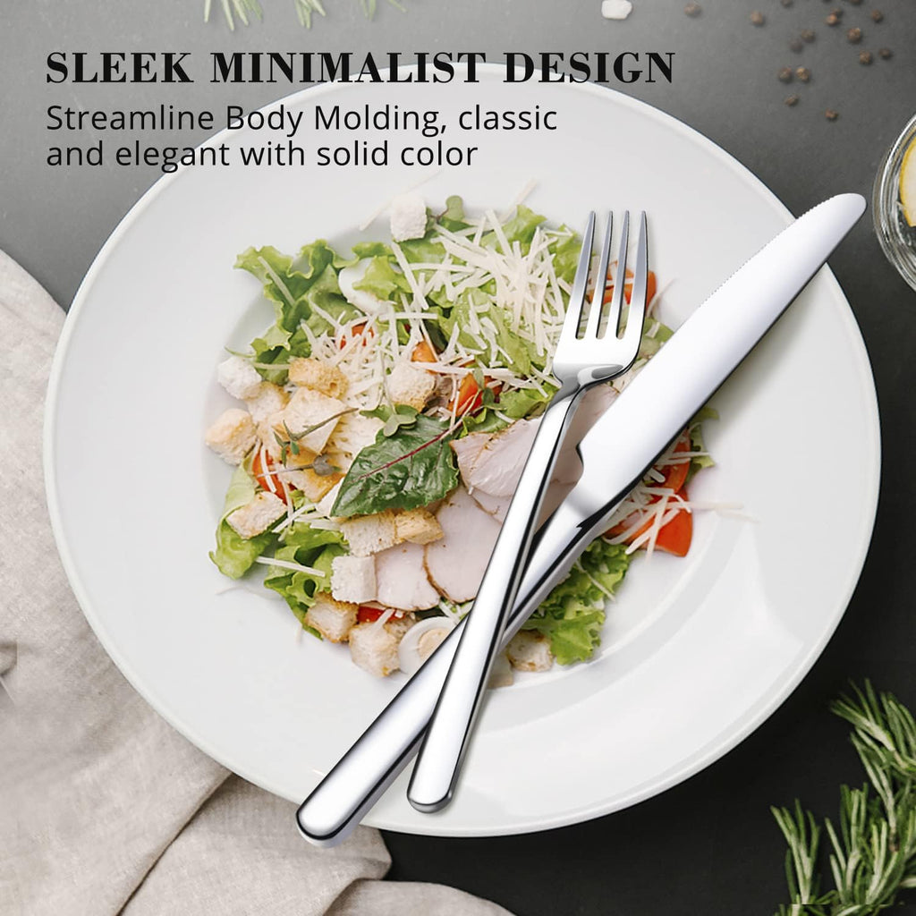 Silverware Sets, 60-Piece Flatware Set for 12