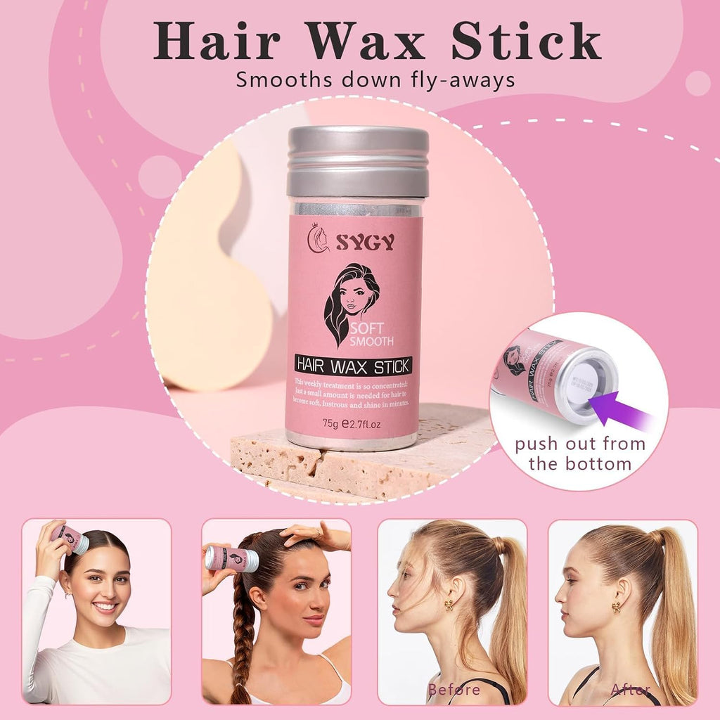 Hair Accessories for Girls, 1350P Colorful Hair Ties with 44P Hair Clips