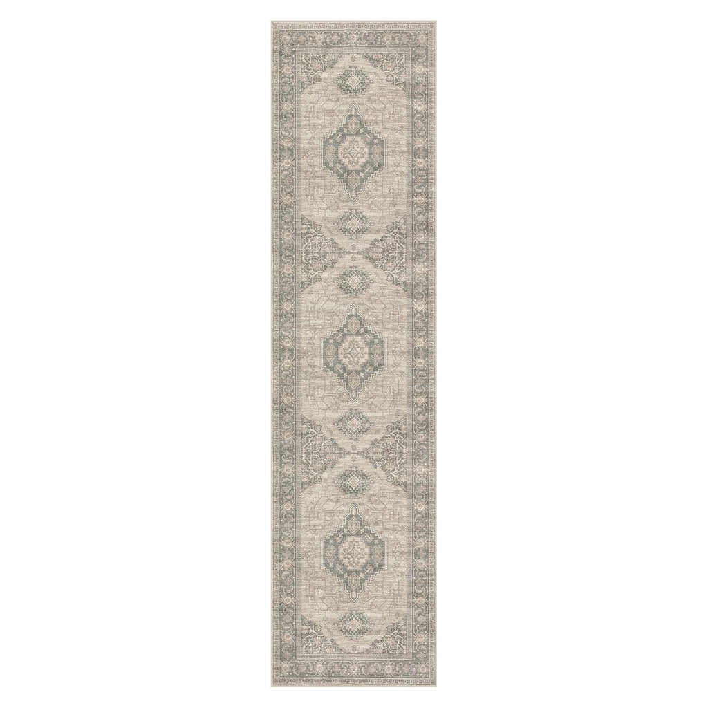 Oriental Hallway Runner Rug, 2.5x10 Washable Kitchen Runner Non Slip