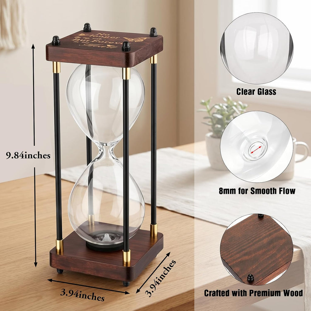 Personalized Hourglass Cremation Urns for Human Ashes, Fillable Memorial Hourglass Keepsake Urns for Ashes Small Urn