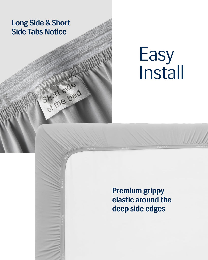 Evercool+ Cooling Fitted Sheet for Hot Sleepers, Queen
