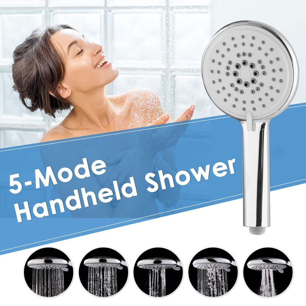 Gold Shower Panel Tower System, 4 Shower Modes Simultaneous Function