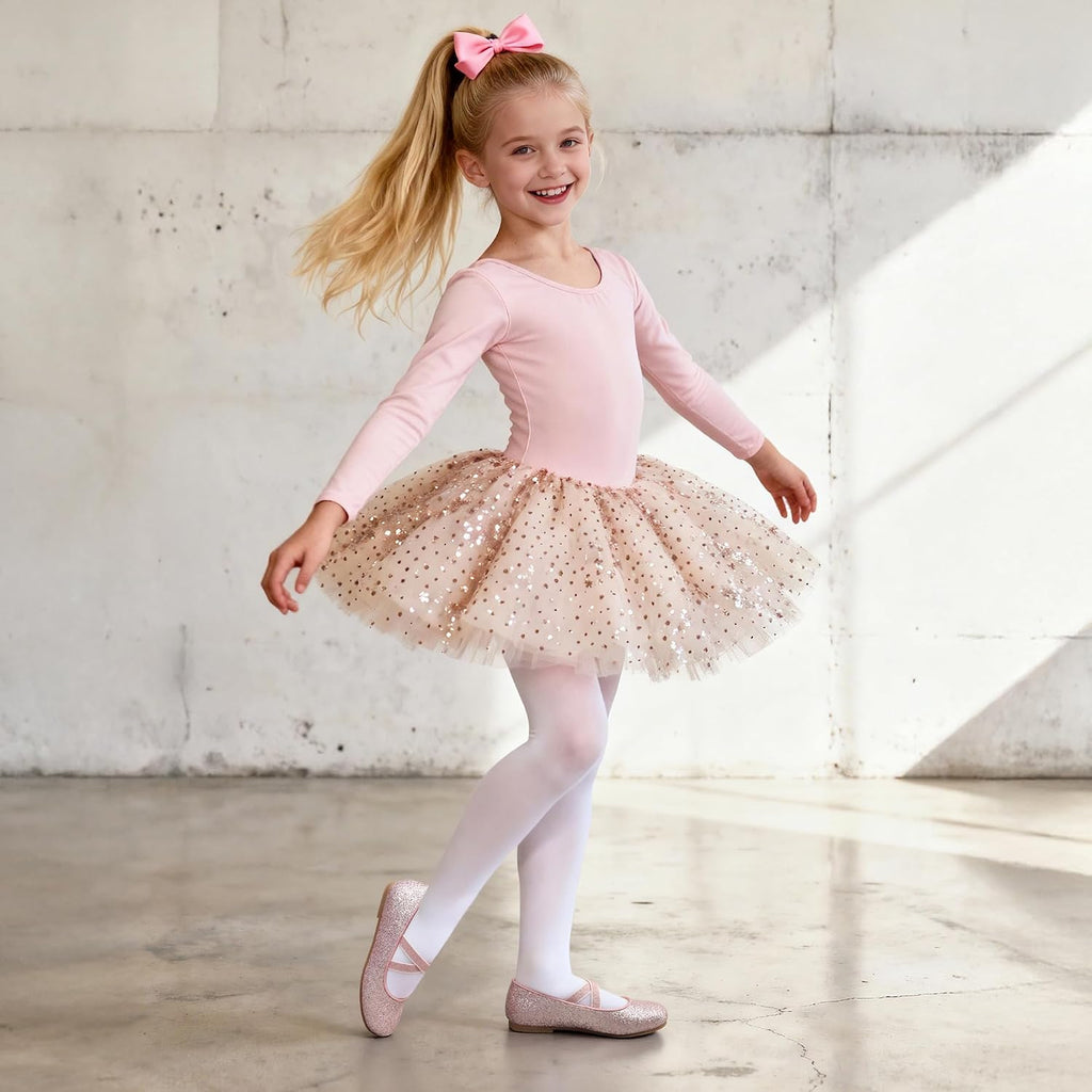 Pairs Girls Ballerina Dress Shoes Mary Jane Flats